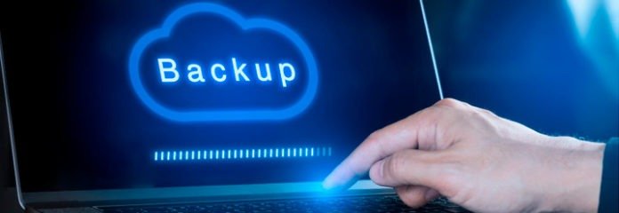 What is the best way to make a secure backup of the data?