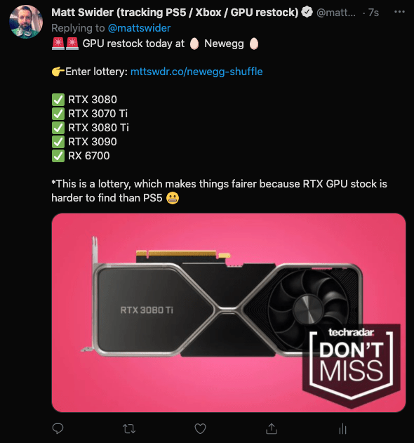 RTX 3080, 3070 Ti and 3090 are in 2021