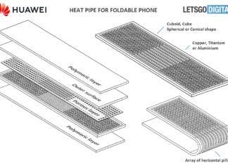The Huawei Mate V could arrive with a foldable heat pipe