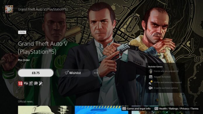 GTA 5 remaster is double the price on Xbox Series X as PS5 in 2022